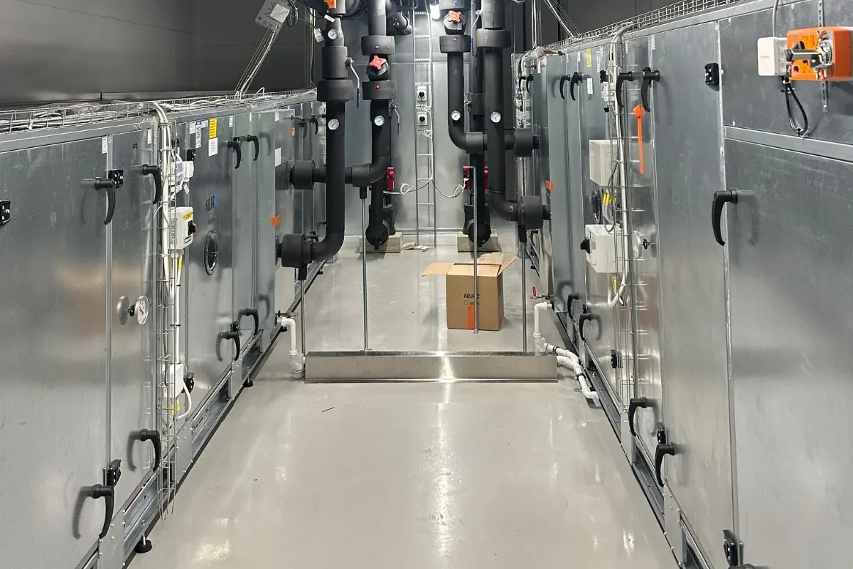 ilmanvaihtokonehuone iv huolto