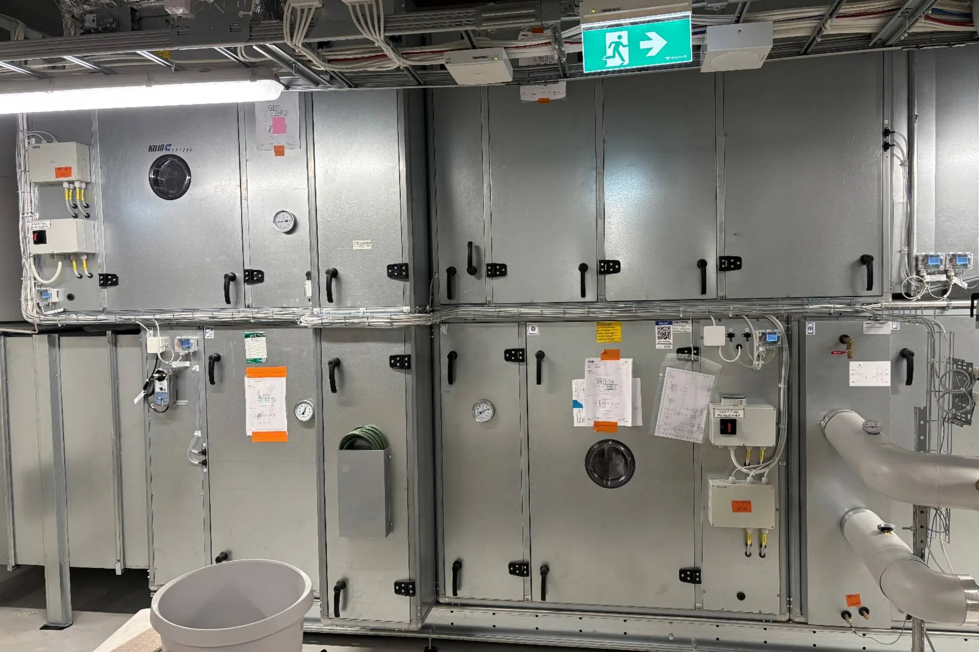 Koneellinen ilmanvaihto liian kovalla